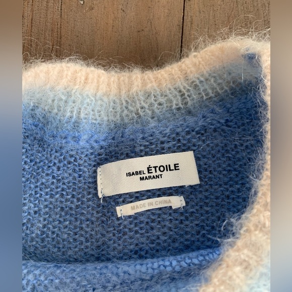 Isabel Marant Etoile Drussell Pullover in Blue Pink - Picture 7 of 8